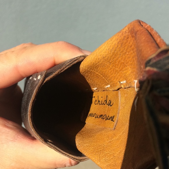 Vintage Hand Tooled Leather Amulet Necklace - Picture 10 of 13